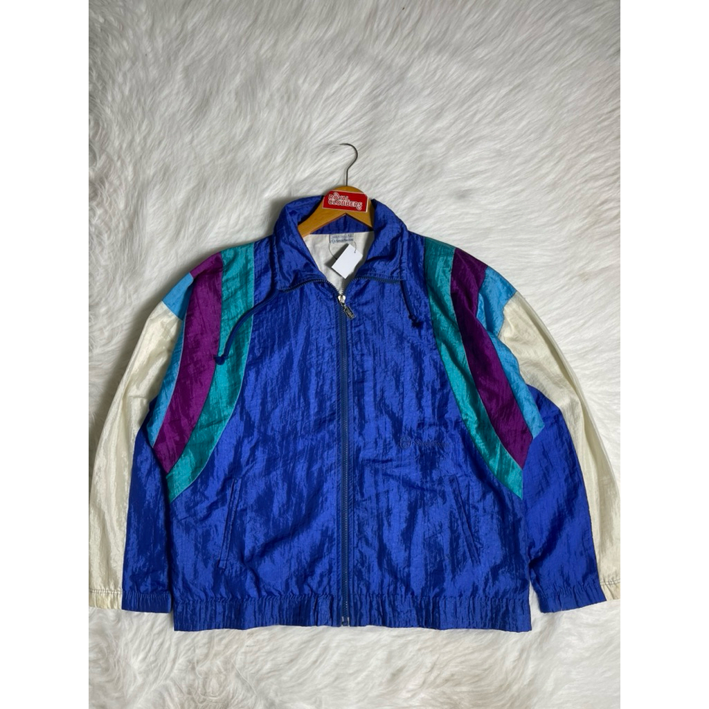 windbreaker vintage sergio tacchini second (3878) - Hoodie second - hoodie second branded - Jaket Se