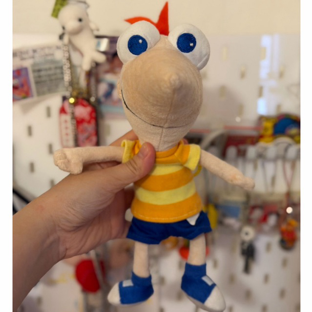 Disney Store Phineas and Ferb PHINEAS Plush Toy 10 inch