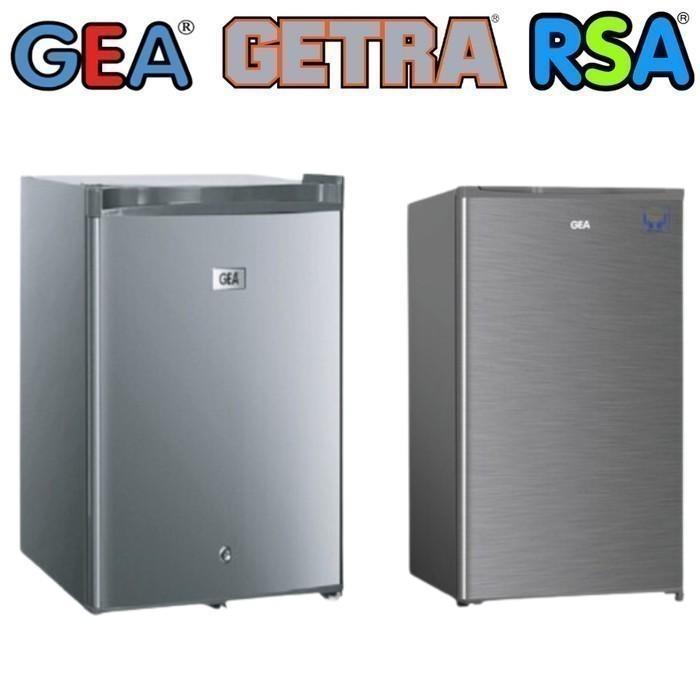GEA KULKAS 1 PINTU MINI BAR 89 LITER GMB-91 GMB 91 GMB91 INOX GREY BEKASI MURAH GARANSI RESMI