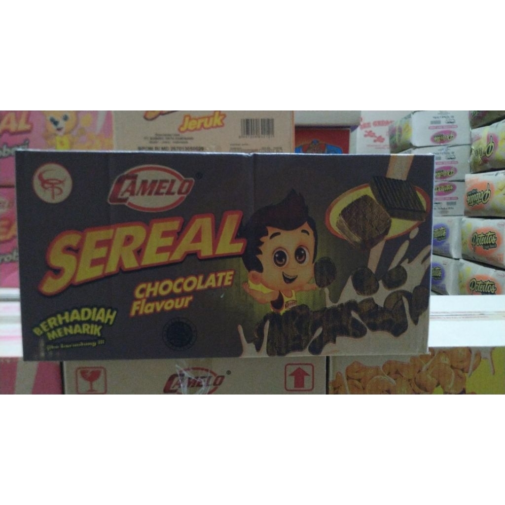 Sereal Camelo Cup Berhadiah per Dus isi 48 pcs