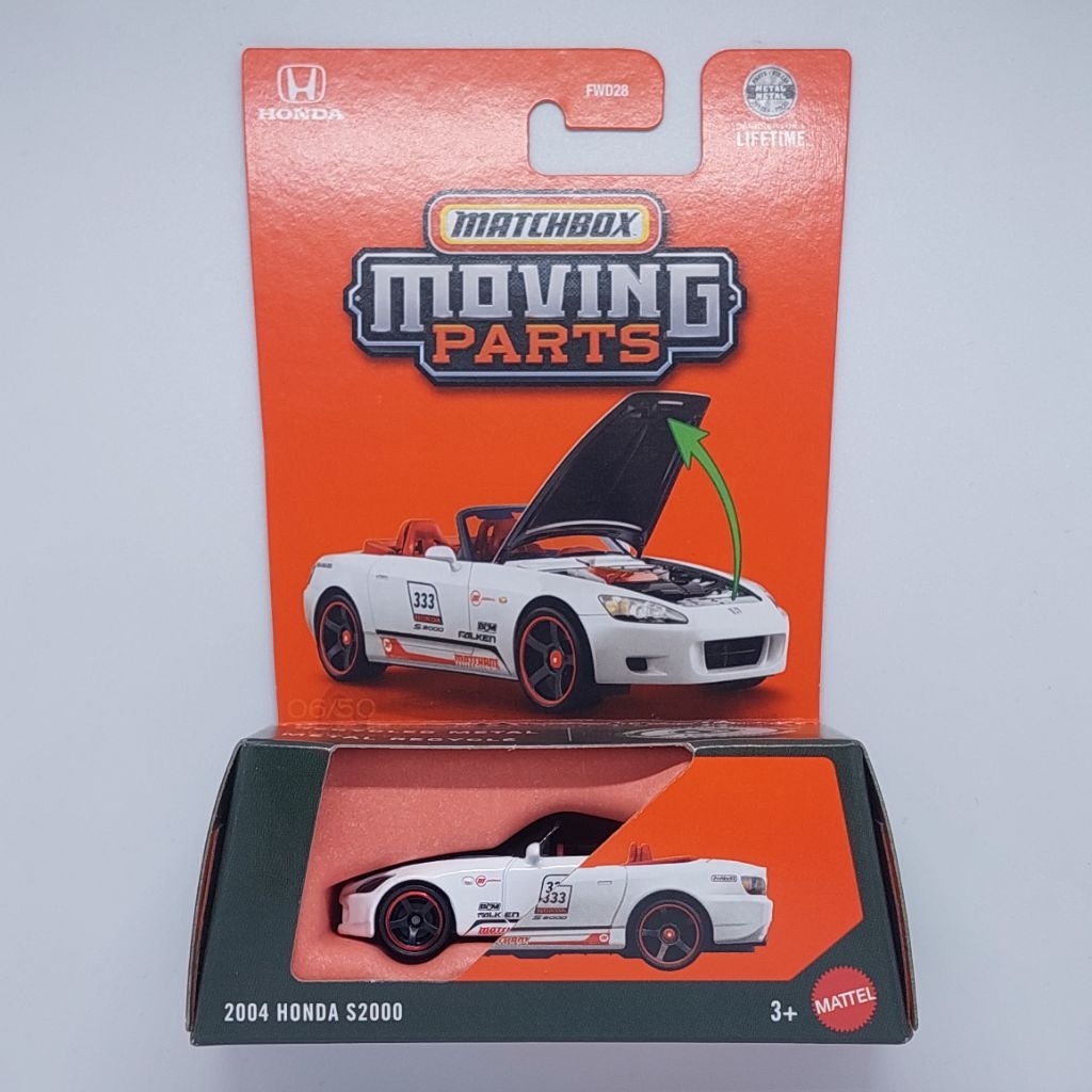 Matchbox 2004 Honda S2000 Moving Parts