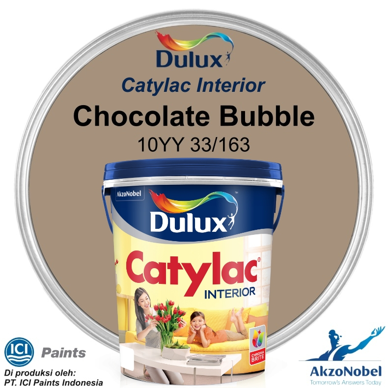 DULUX CATYLAC INTERIOR 10YY 33/163  CHOCOLATE BUBBLE - 5 KG