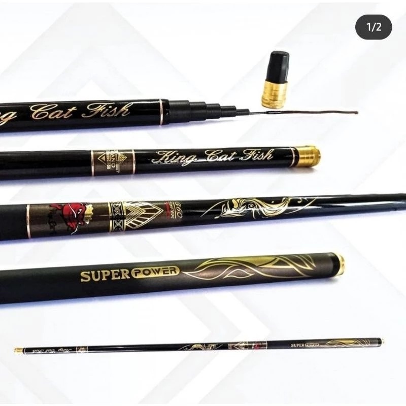 Tegek King Cat Fish Super Power Generasi Ke 2 Free Ujung Solid (270.360.450.540)