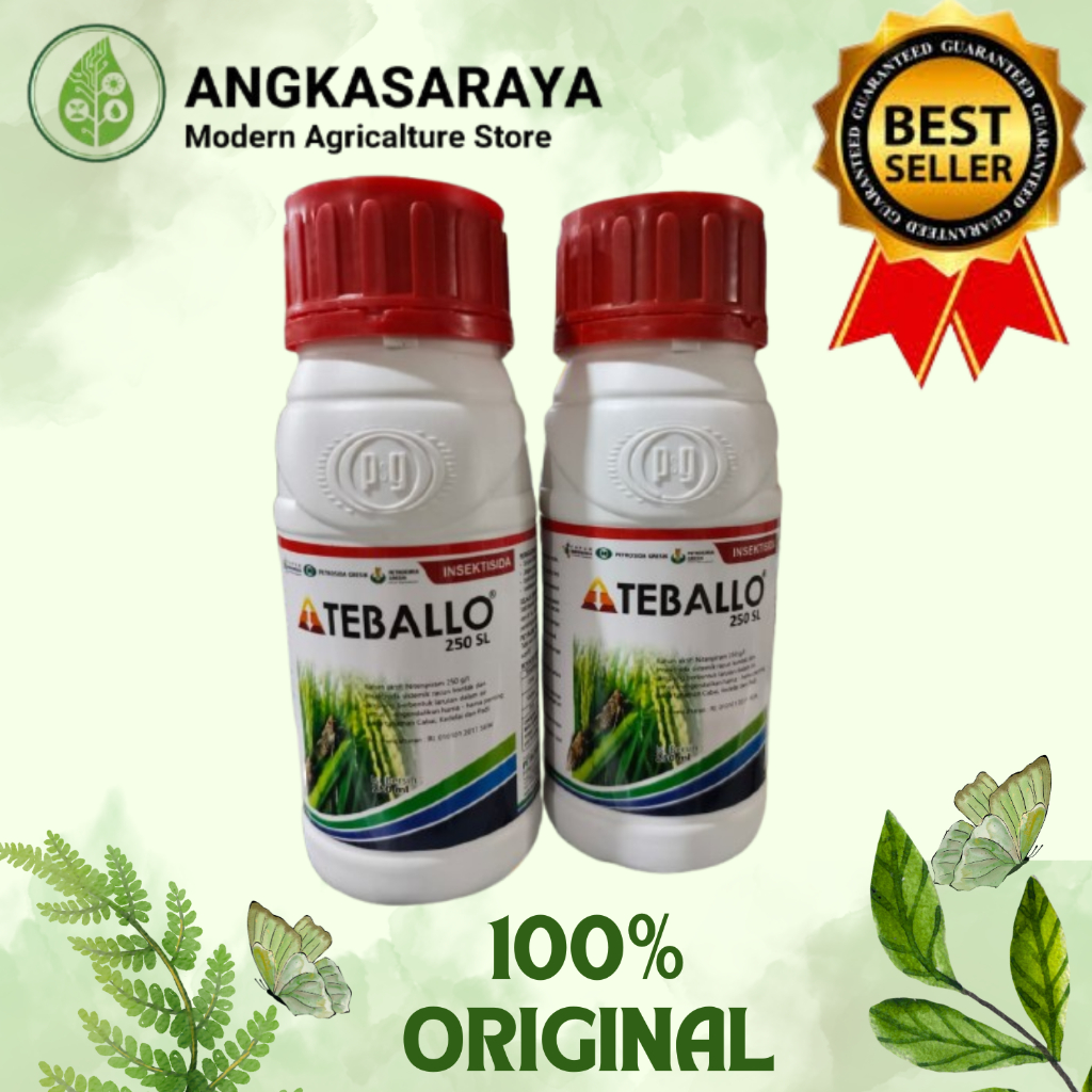 INSEKTISIDA TEBALLO 250 SL 250ml - Obat Wereng Coklat Kudu Daun Thrips