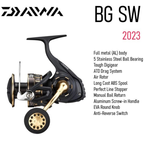 Reel Daiwa BG SW Reel Pancing Spinning Power Handle