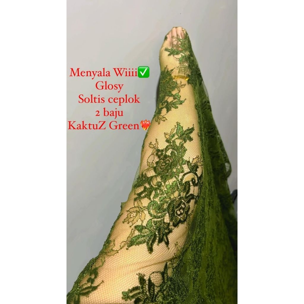 READY KAIN KEBAYA BALI | METALIC GLOSSY 2 BAJU | MELAYANI SETELAN | METALIK GLOSY UKURAN 2 KEBAYA | 