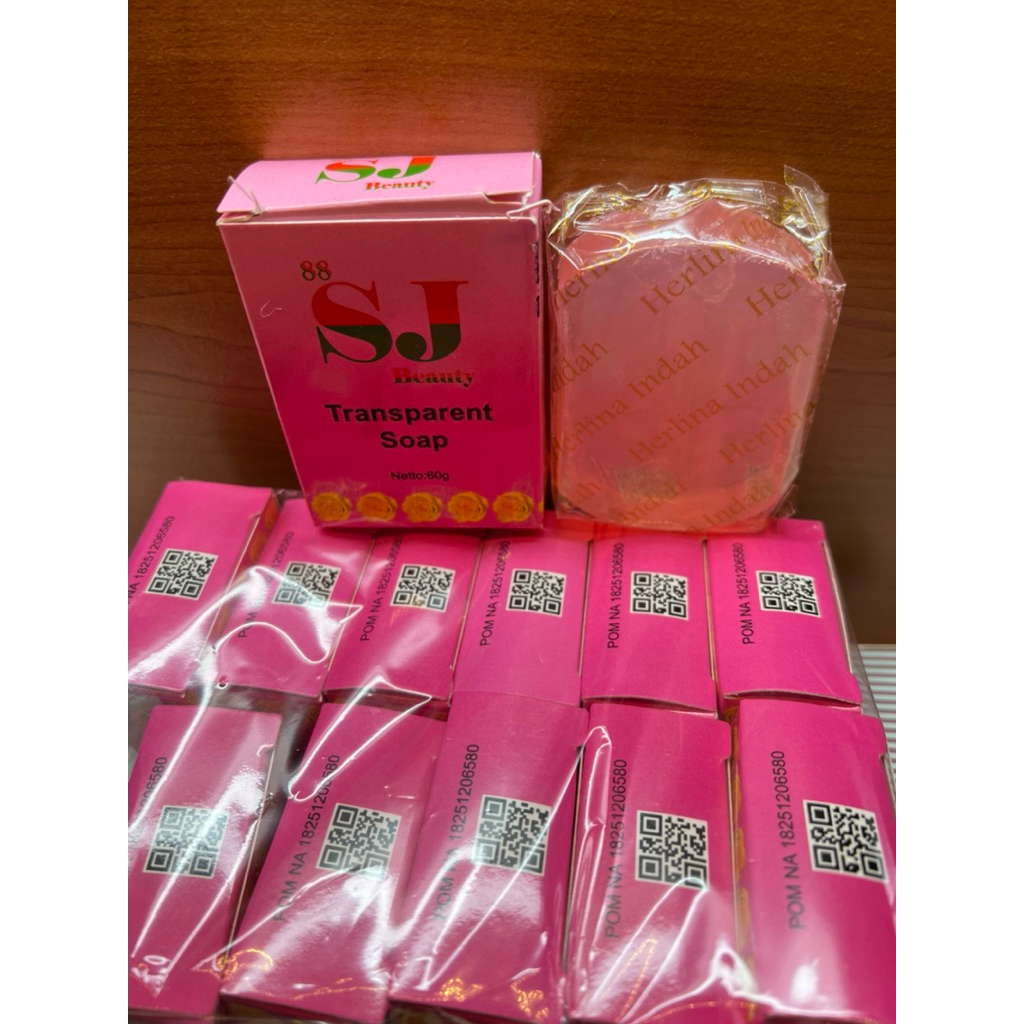 satuanSABUN WAJAH PEMBERSIH WAJAH SJ TRANSPARANT BPOM