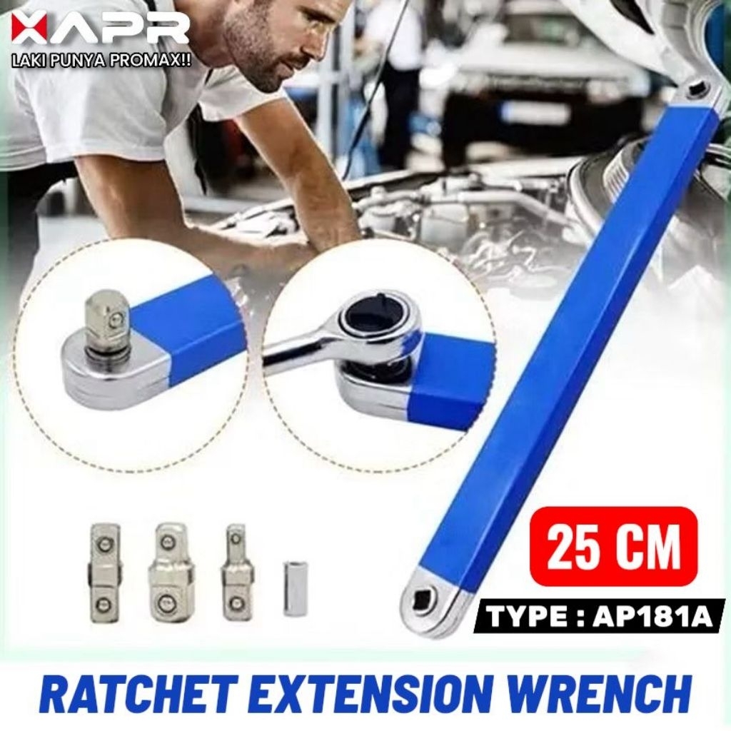 APR AP181A SAMBUNGAN RACHET EXTENSION WRENCH 25Cm
