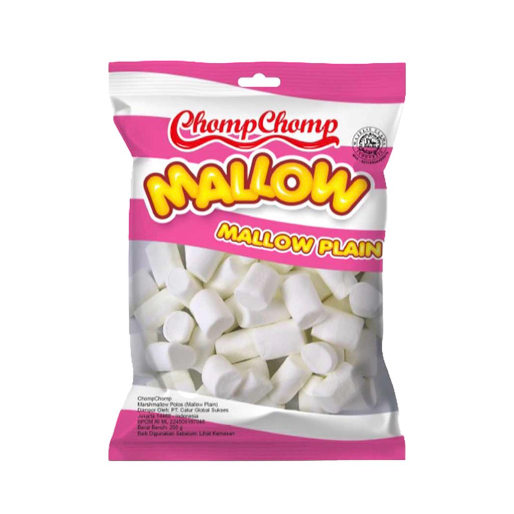 chomp chomp marshmallow plain 200gr