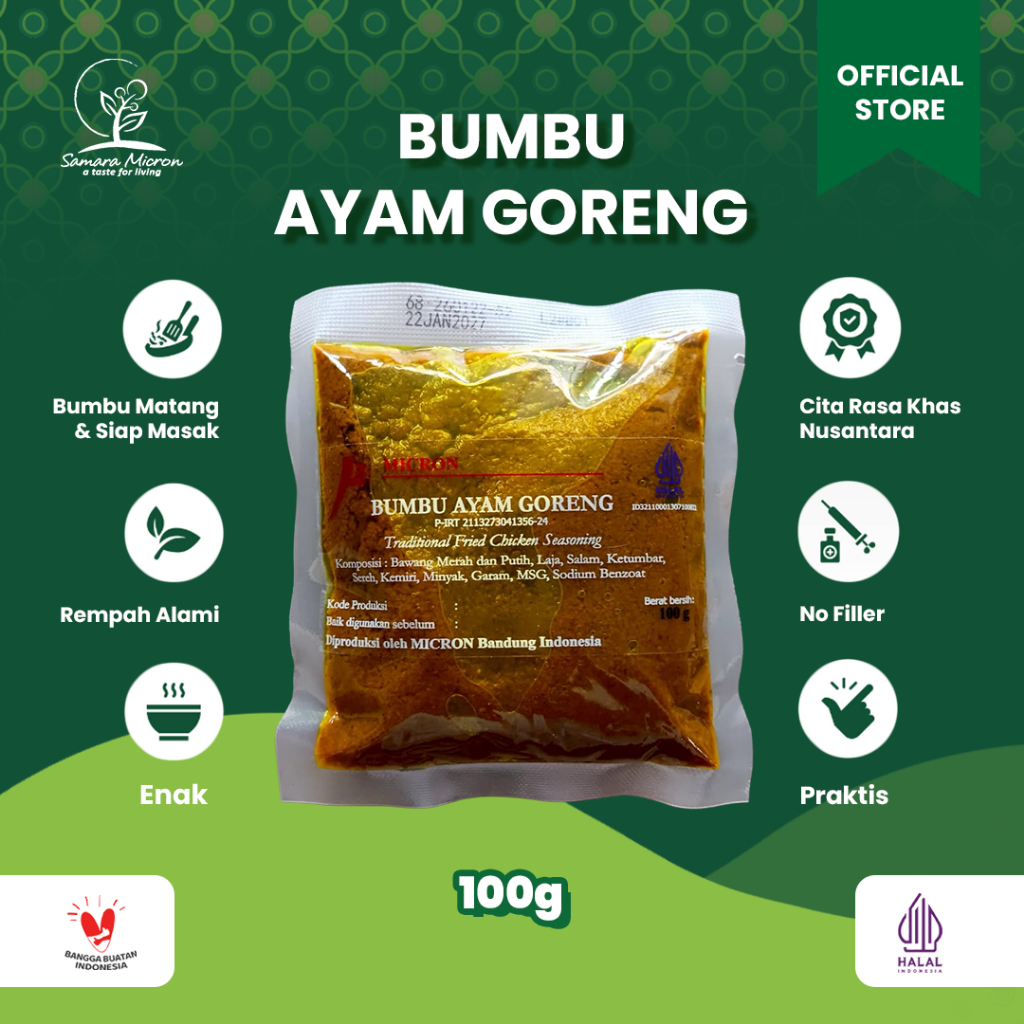 Bumbu Racik Rendang | Gulai | Opor | Kare | Ayam Goreng | Sambal Goreng | Nasi Kebuli | Gongseng Sam