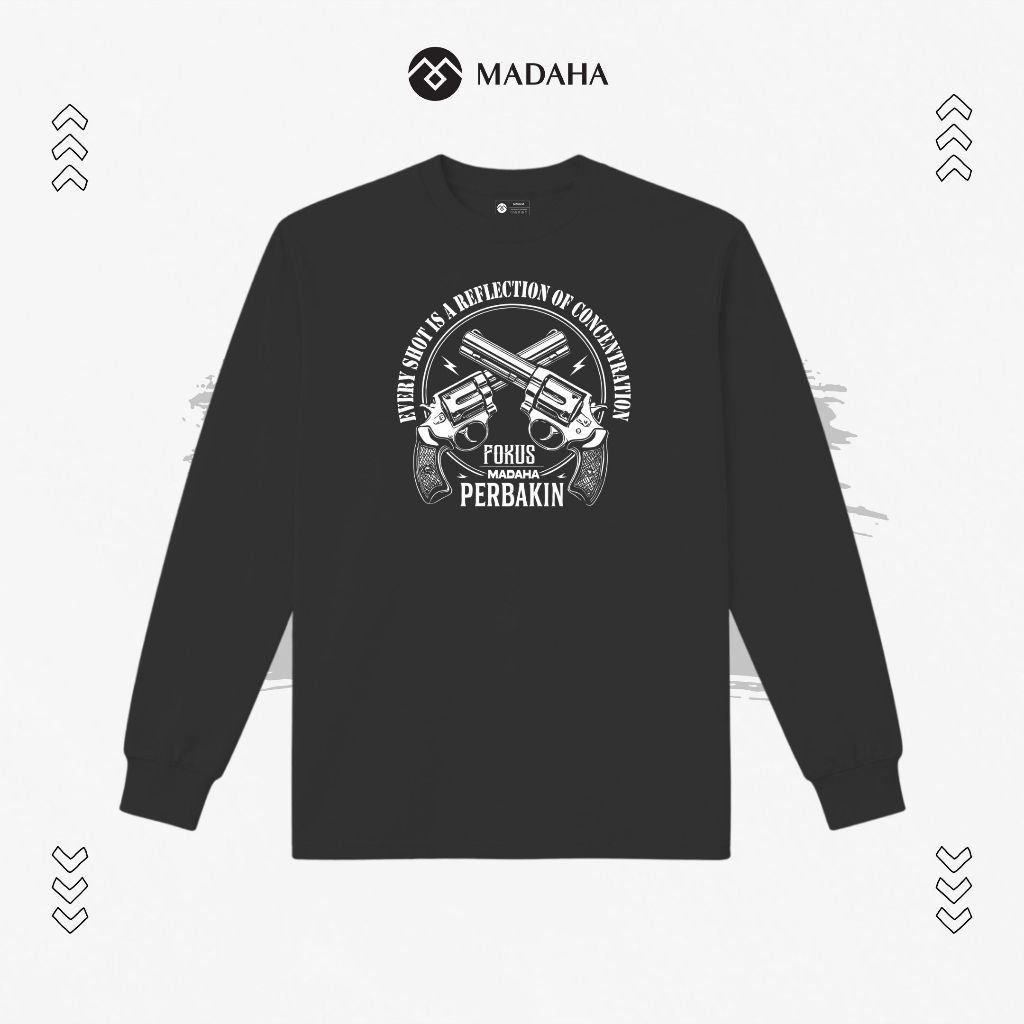 Madaha Kaos Baju Lengan Panjang Perbakin Of Concentration