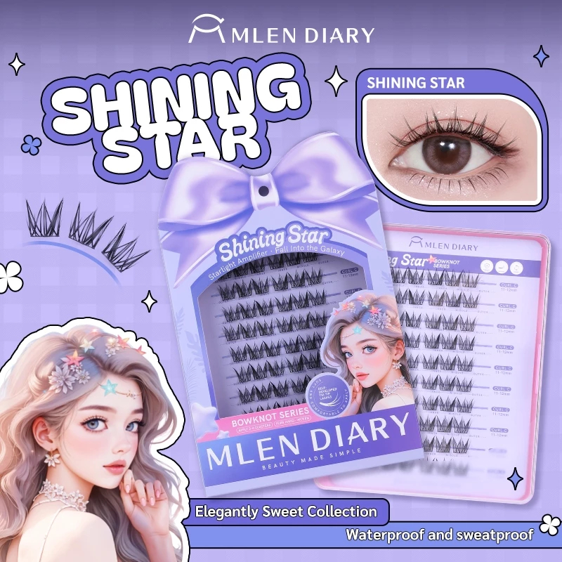 Mlen Diary Shining Star Series Bulu Mata Palsu Seires LARGE