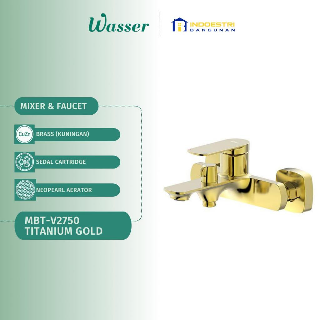 Kran Bathtub Mixer Wasser MBT V2750 Titanium Gold / Wasser Kran Bathtub Mixer