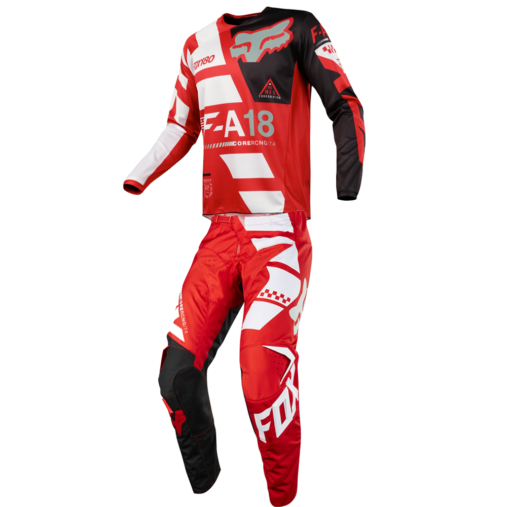 Fox 180 SAYAK Celana Trail & Jersey Lengan Panjang Motocross Trail Adventure Trabas Original Fox