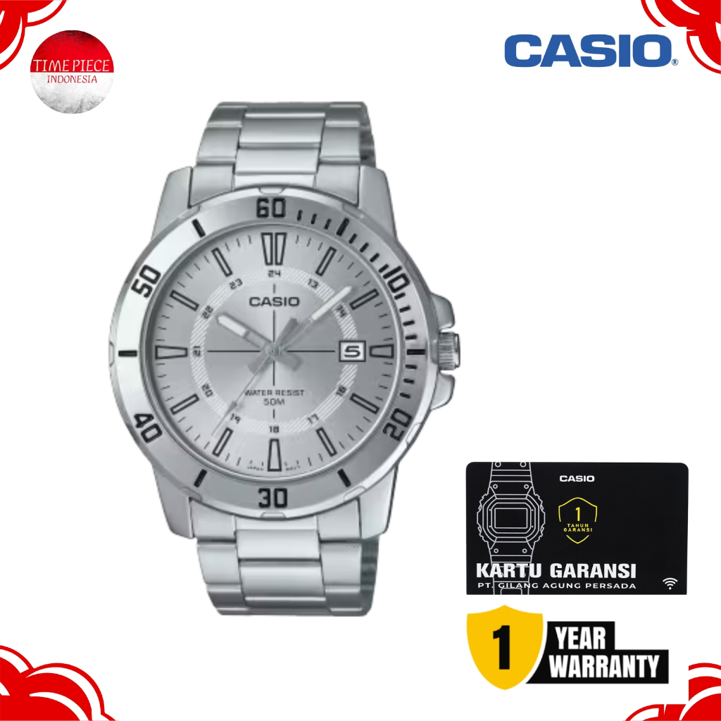 CASIO PRIA ANALOG MTP-VD01D-7CVUDF / CASIO MTPVD01D-7C ORIGINAL & GARANSI