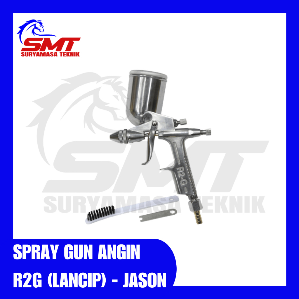 SPRAY GUN MINI JASON R2G & R3G - SPET CAT KECIL TABUNG ATAS