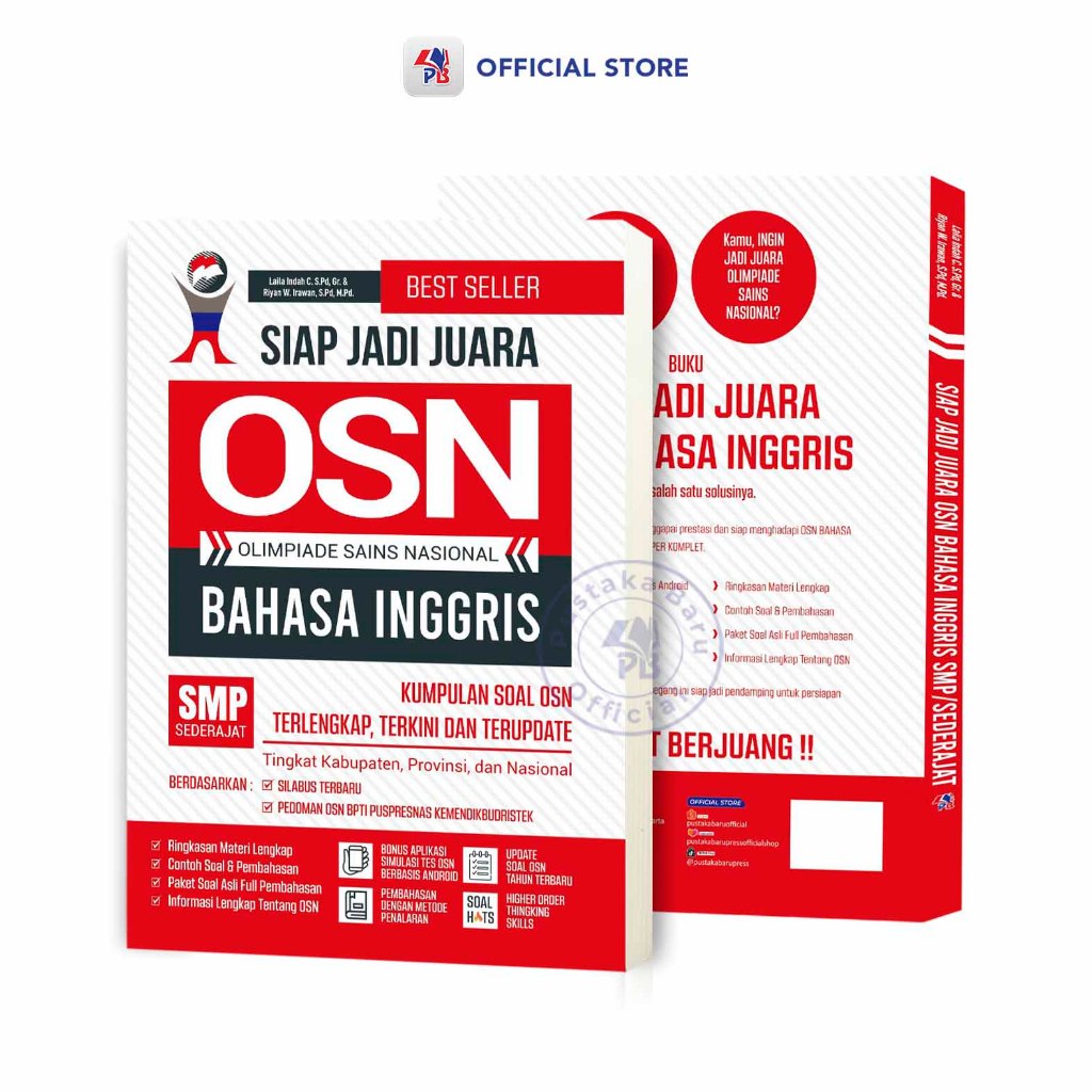 Buku Olimpiade OSN IPA SMP Sederajat : Siap Jadi Juara OSN (Olimpiade Sains Nasional) Bahasa Inggris