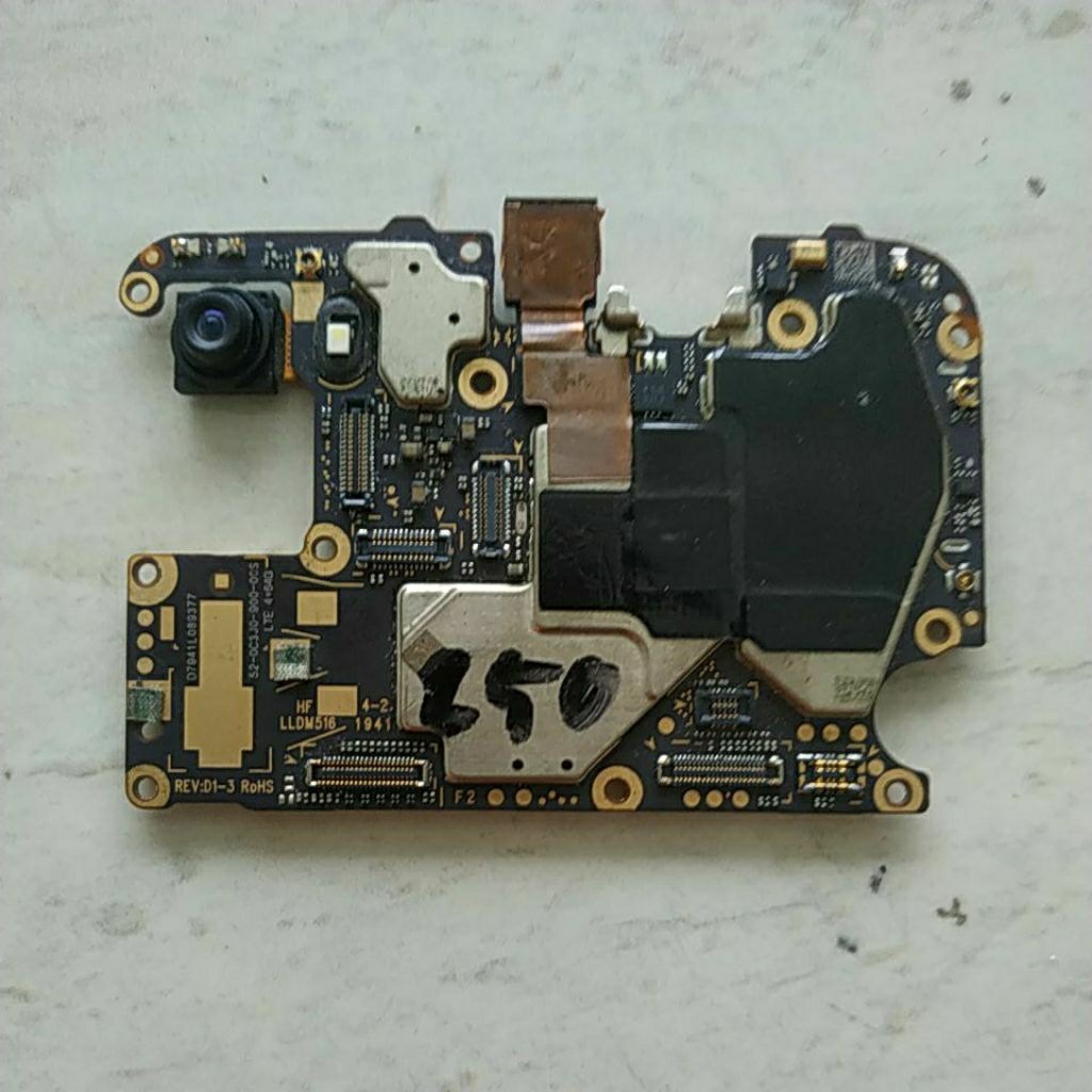 mesin Redmi note 8 4/64, nyala blank hitam