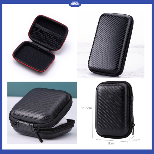DOMPET / Pouch Headset / Handsfree Persegi PANJANG Besar Tebal Padat / Dompet Headset / Dompet Heads