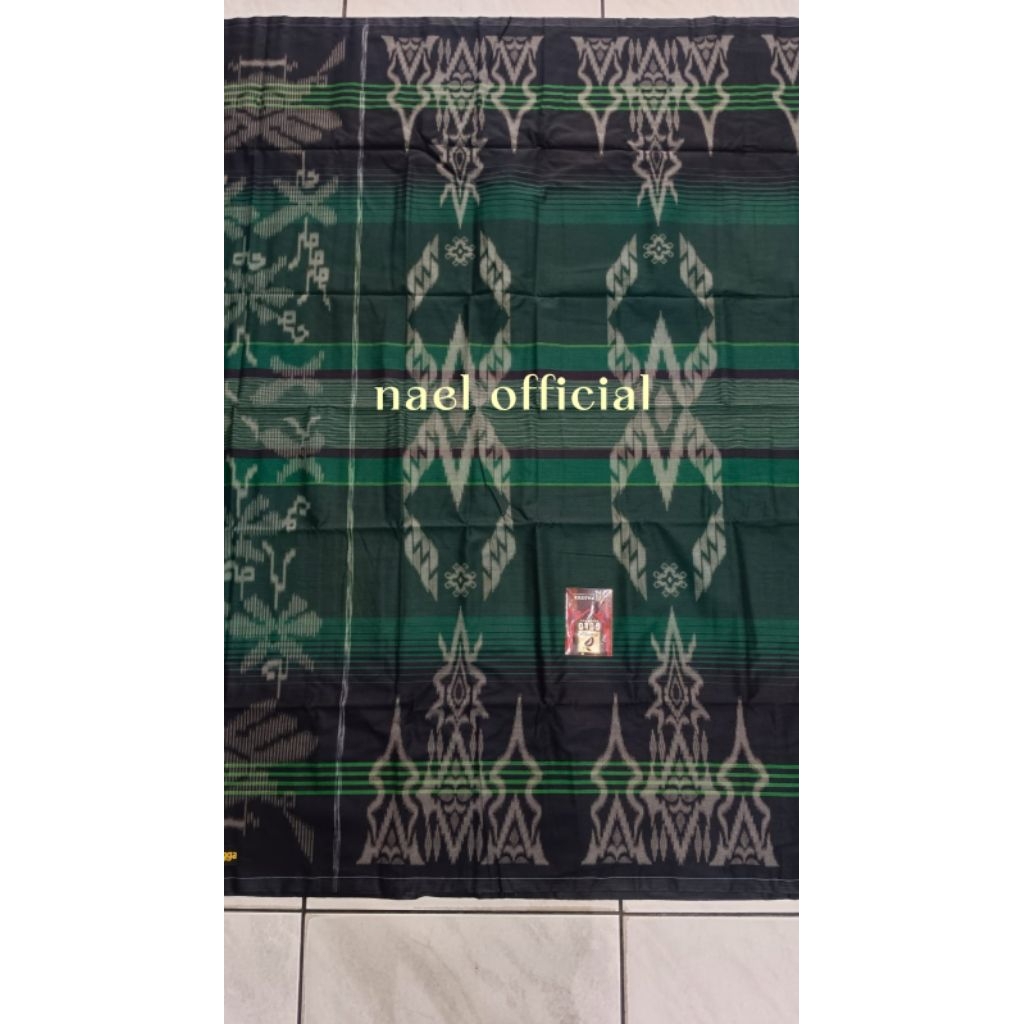 Sarung Mangga Gold Kembang DGW Motif Hijau