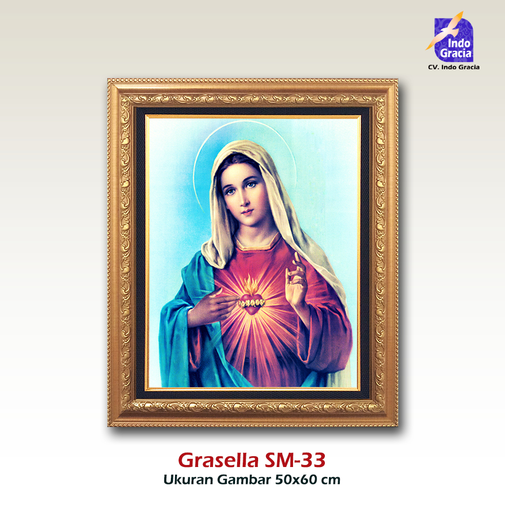 Lukisan Maria Hati Kudus: GSM-33