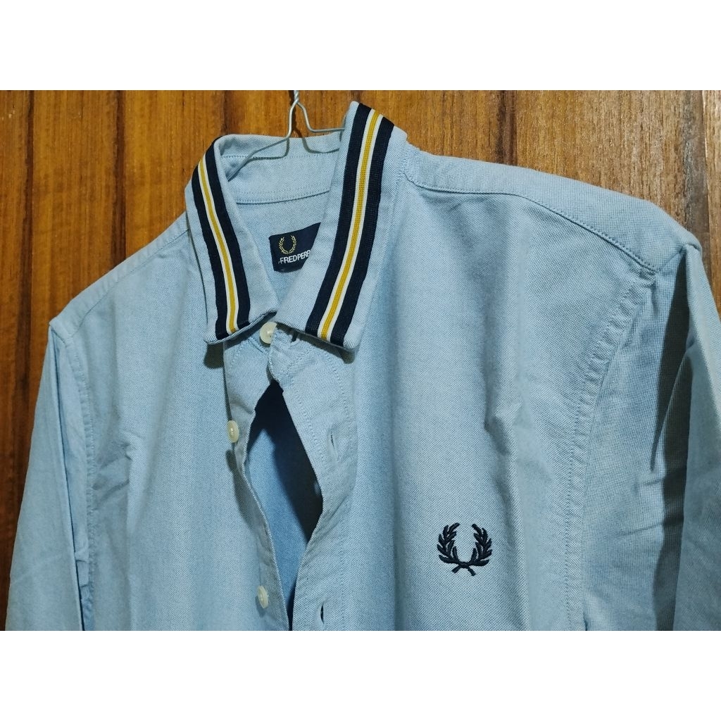 Kemeja Fred Perry Oxford Shirt Original