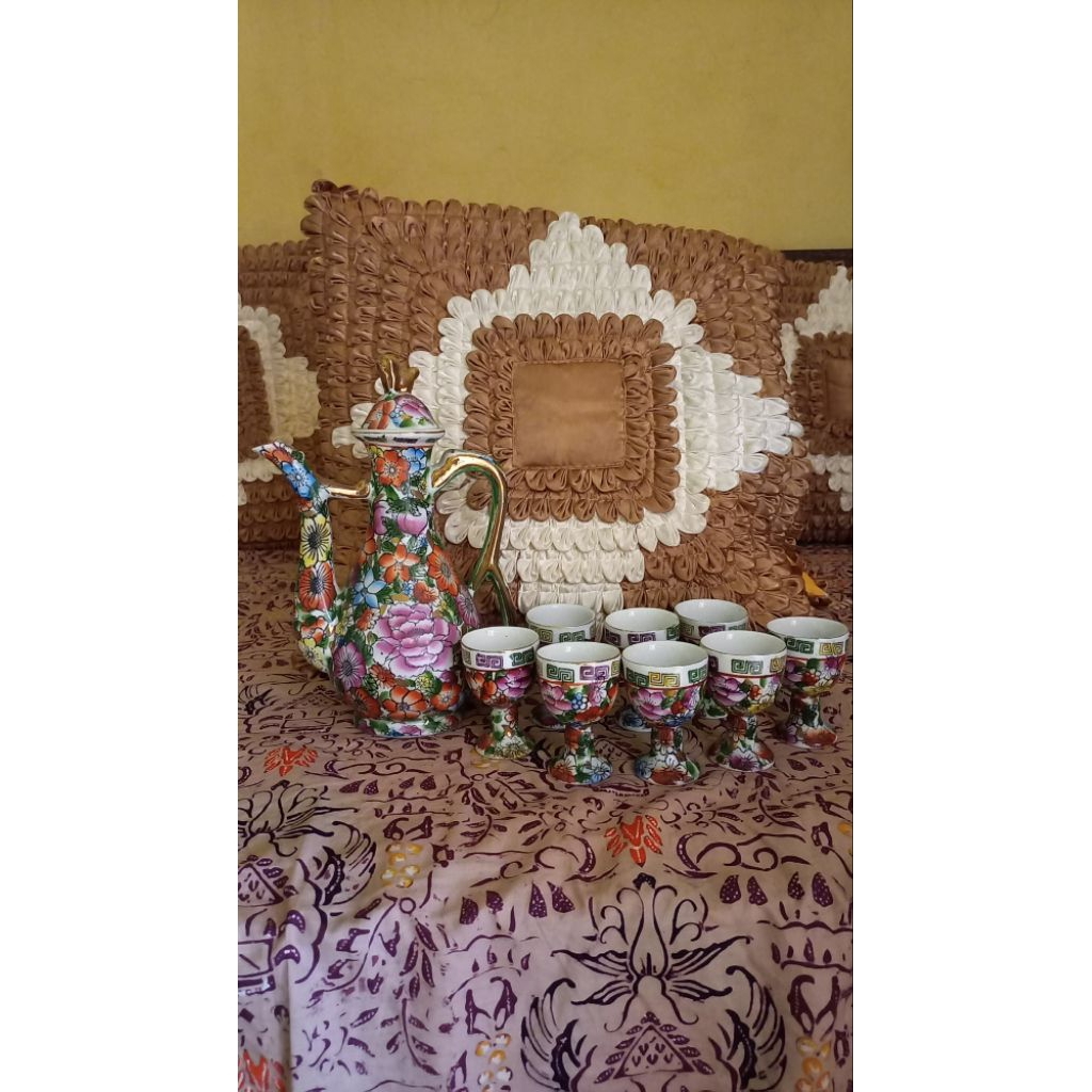 set tea keramik vintage