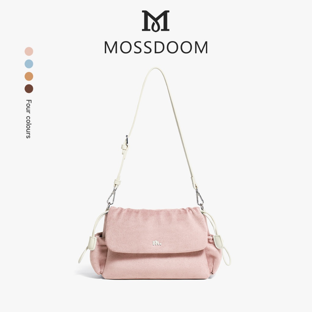 MOSSDOOM Tas Bahu Solva Bag Elegan Estetika Tinggi Tali Tas Selempang Serbaguna
