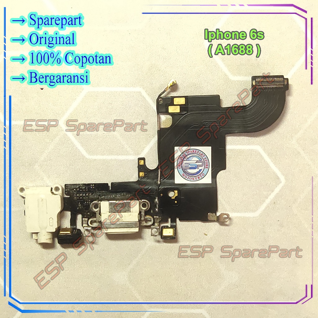 Flex Charger Iphone 6s Fleksibel Konektor Cas / Casan Copotan