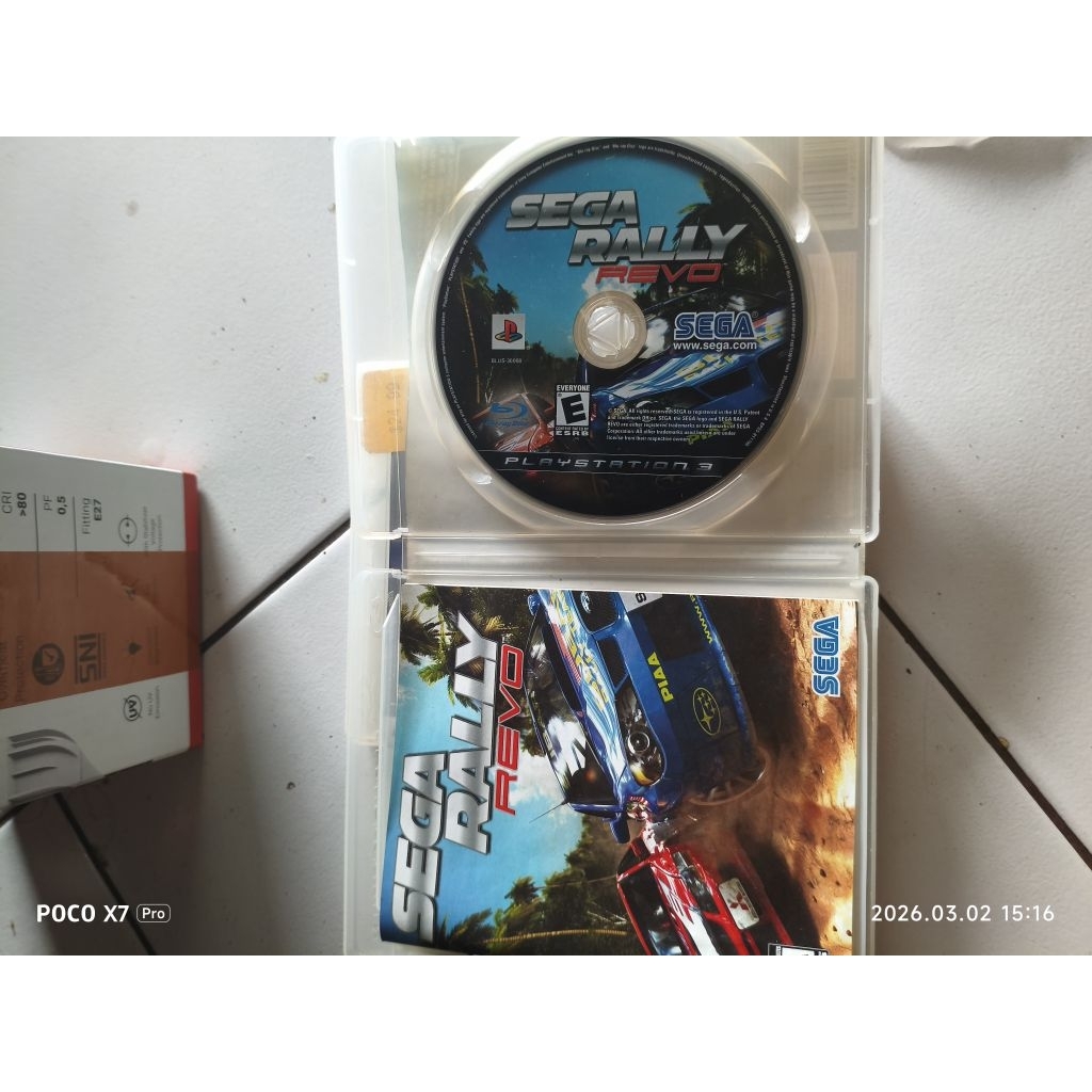dvd blue Rey ps3 ori sega rally