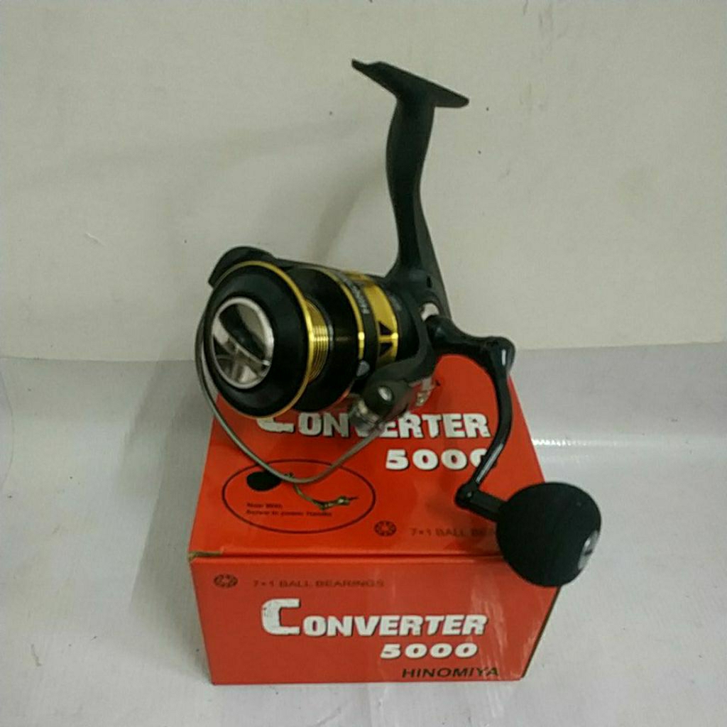 Reel Hinomiya Converter 5000 reel pancing murah kuat tangguh dan berkualitas