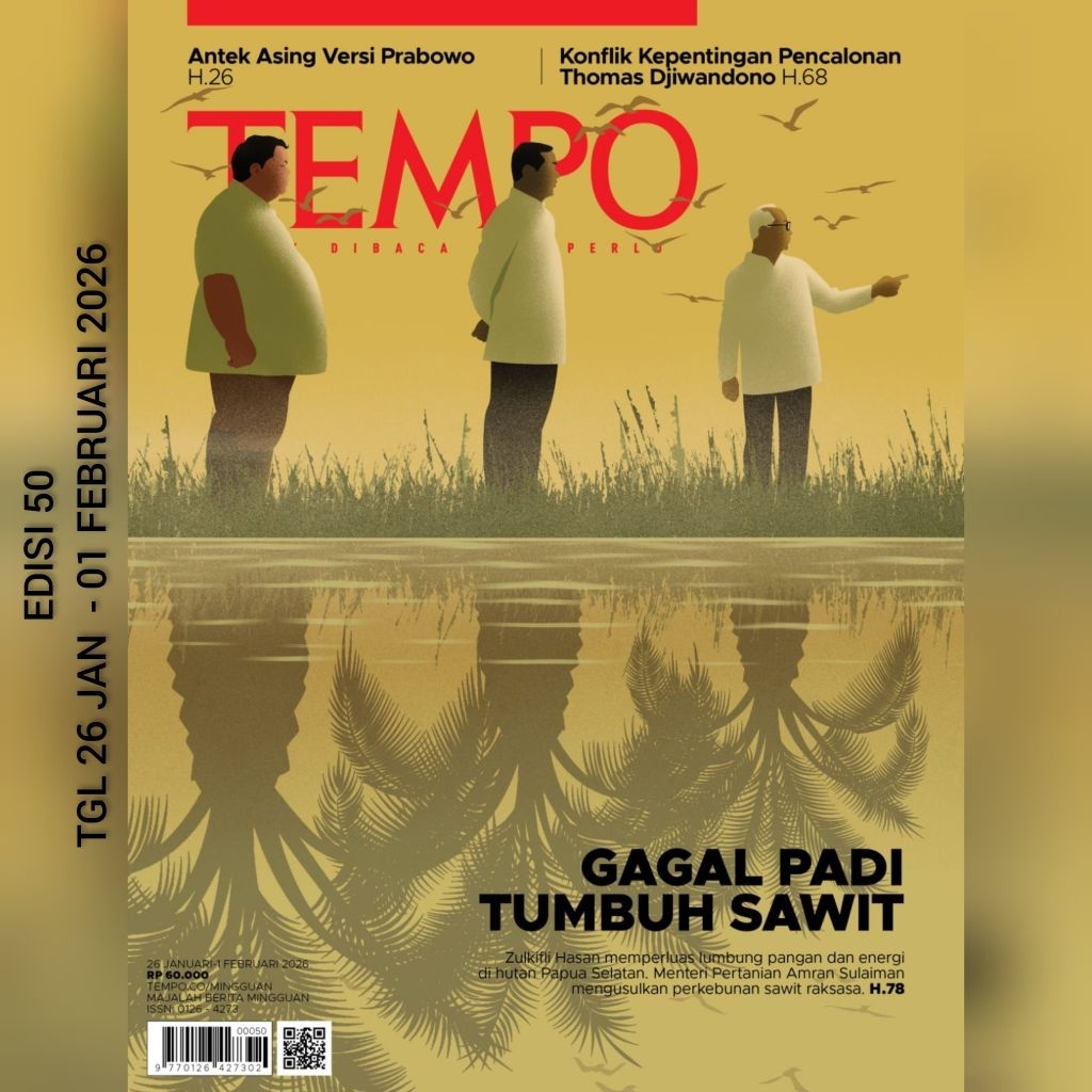 MAJALAH TEMPO EDISI BULAN NOVEMBER -- DESEMBER 2025 - JANUARI 2026