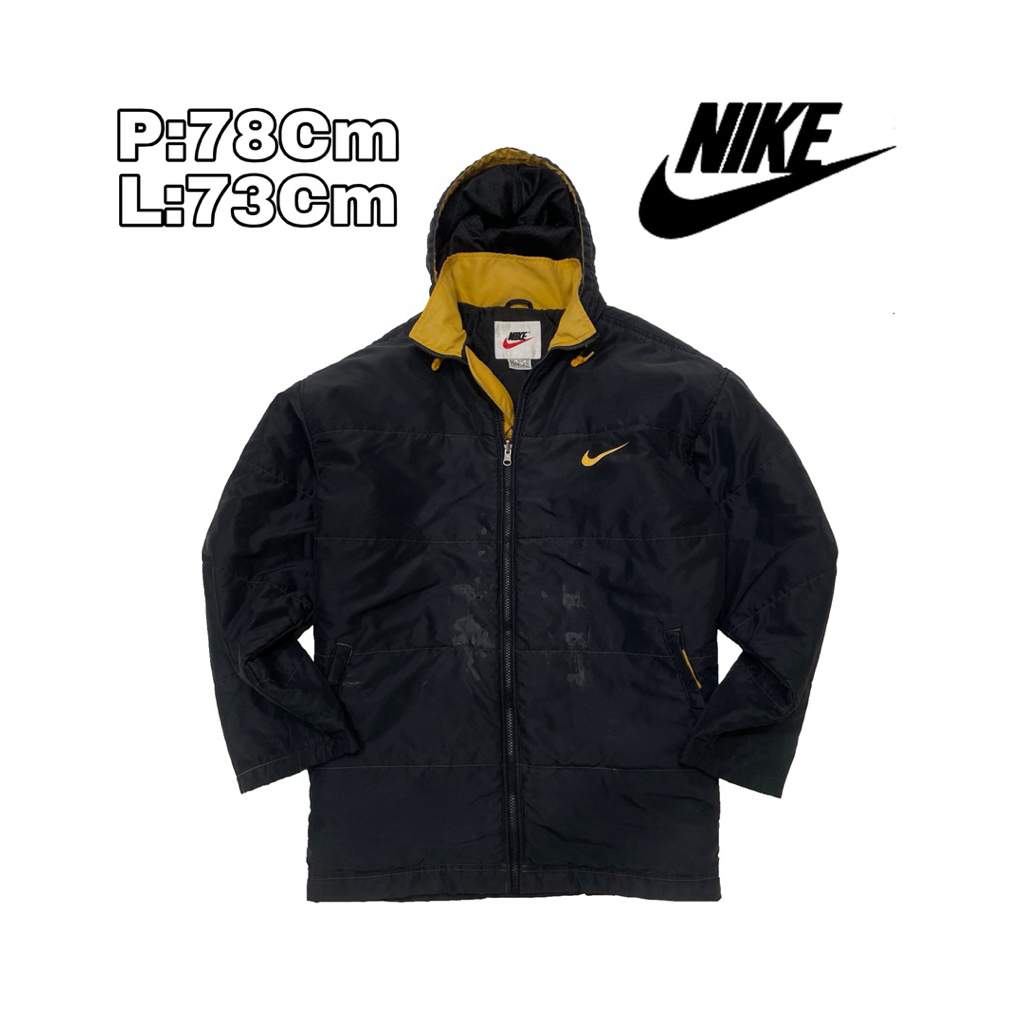 J169 Jaket Outdoor Waterproof Nike Vintage Jumbo  Parasut Tebal Musim Dingin Hiking Pendaki Gunung