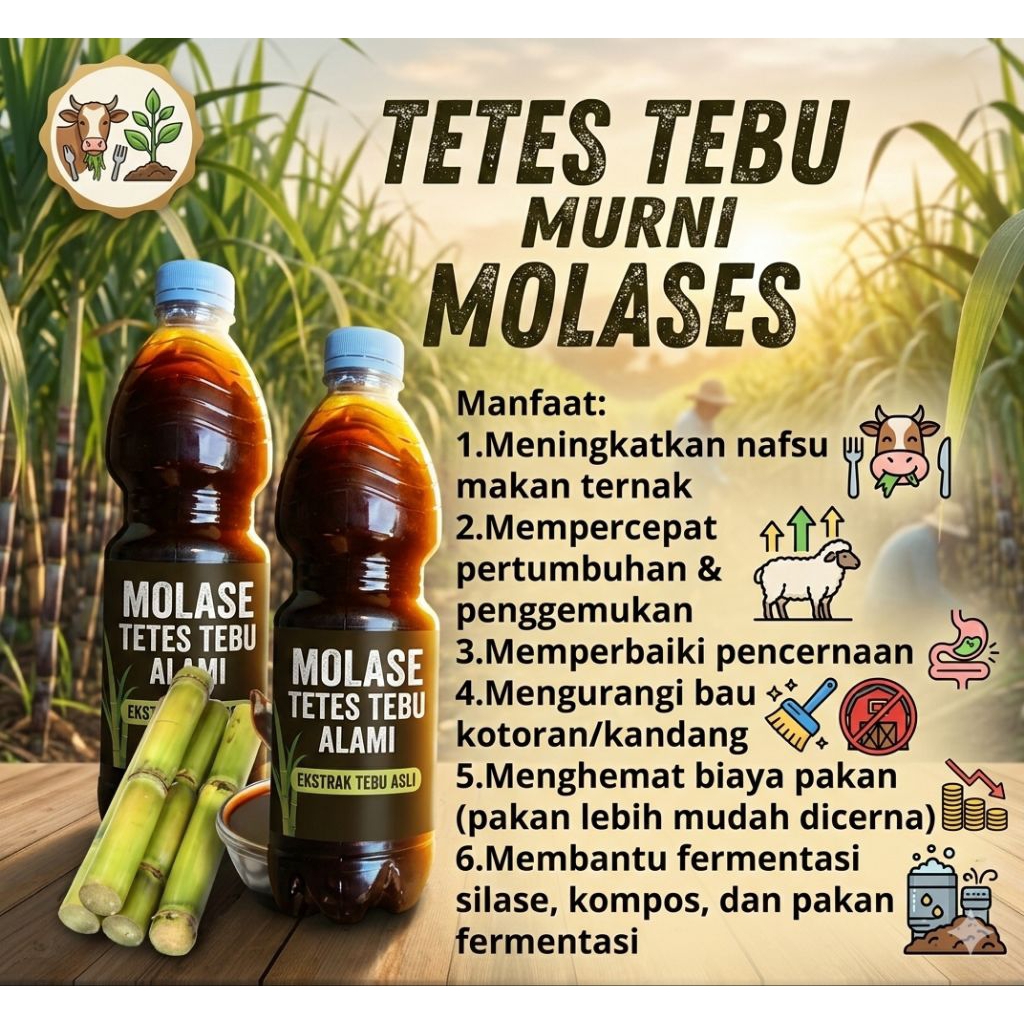 Molase tetes tebu