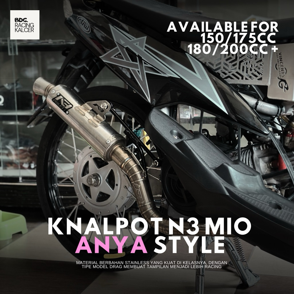 Knalpot N3 Mio Anya Style Sporty Smile Soul