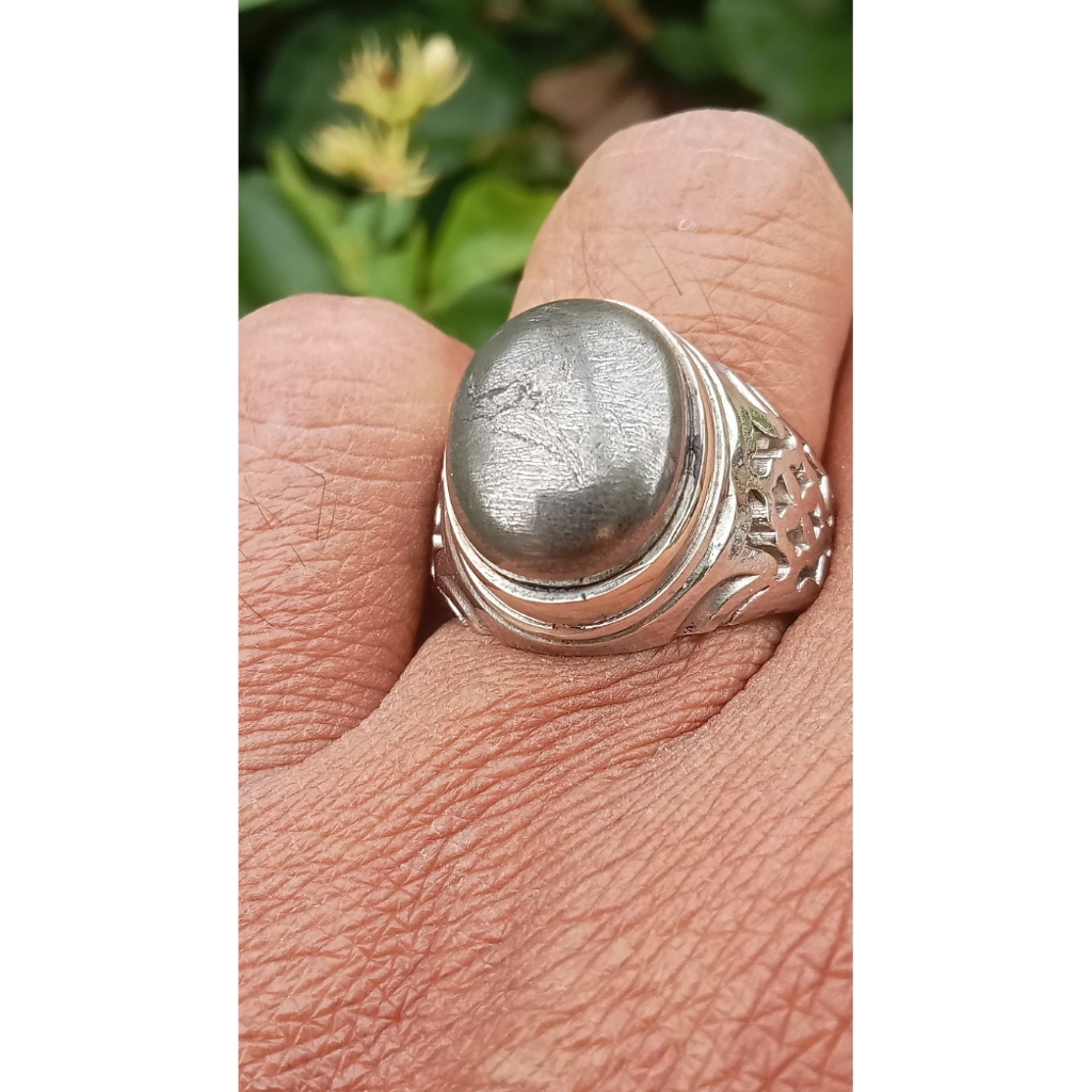 cincin meteor Besi Aji iron Meteorite