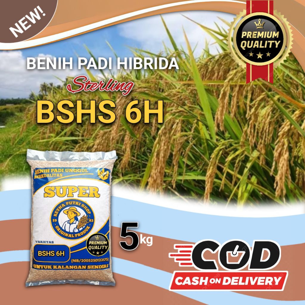 benih padi hibrida sterling bshs 6h 5kg