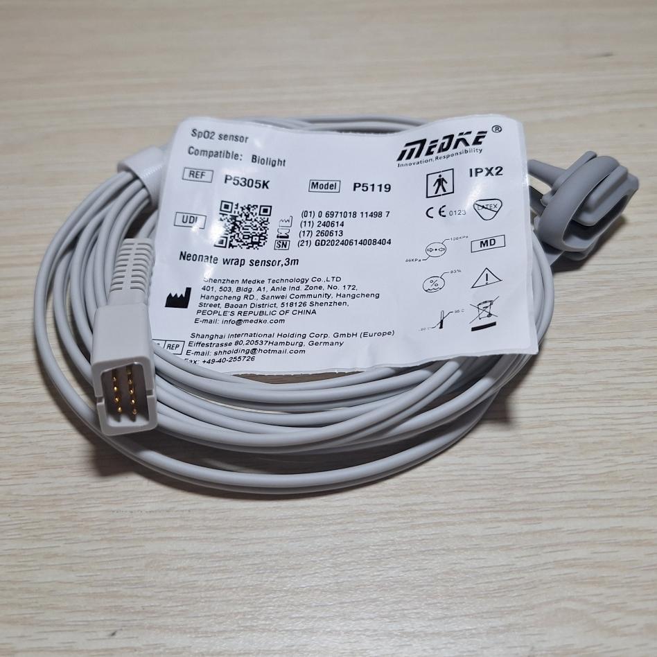 Spo2 Biolight digital sensor bayi 3m