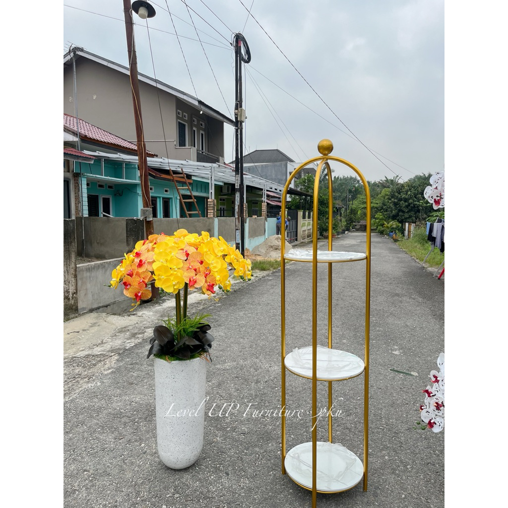 Bunga anggrek latex untuk sudut