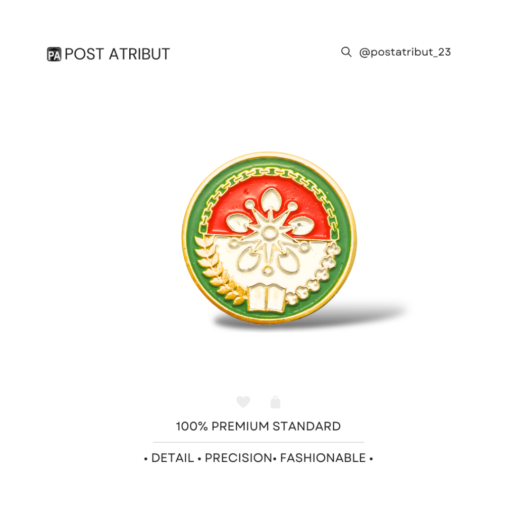 Standar Pin Dharma Wanita / Lencana Dharma Wanita Timbul / Dharma Wanita