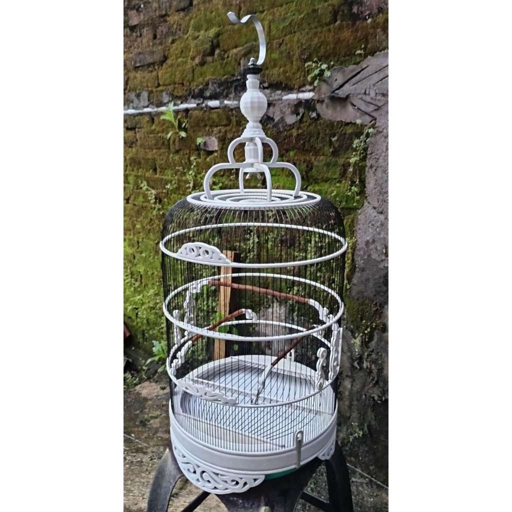 Sangkar PVC D32 ruji" full fiber 1.5mm cocok utk burung kenari, blackthrout, sanger, dll