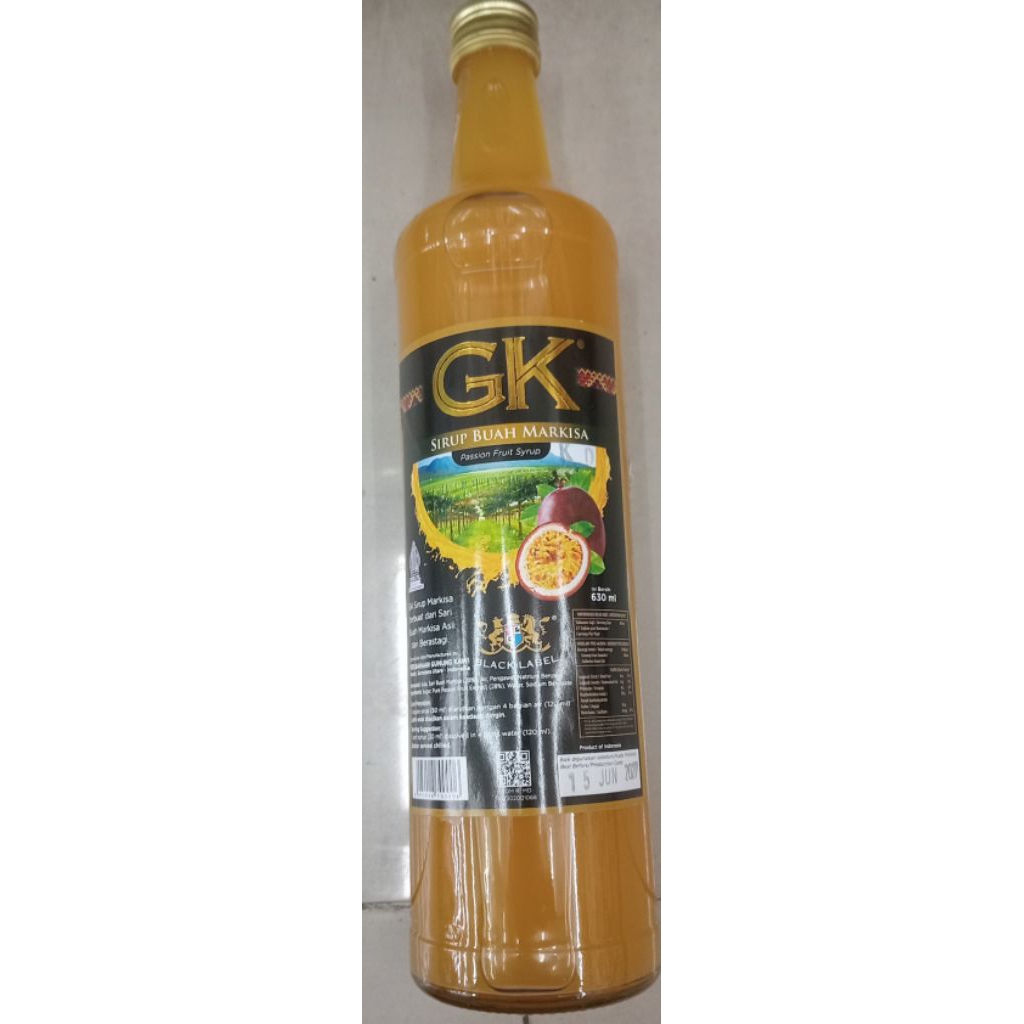 Syrup Buah Markisa GK  630 ml