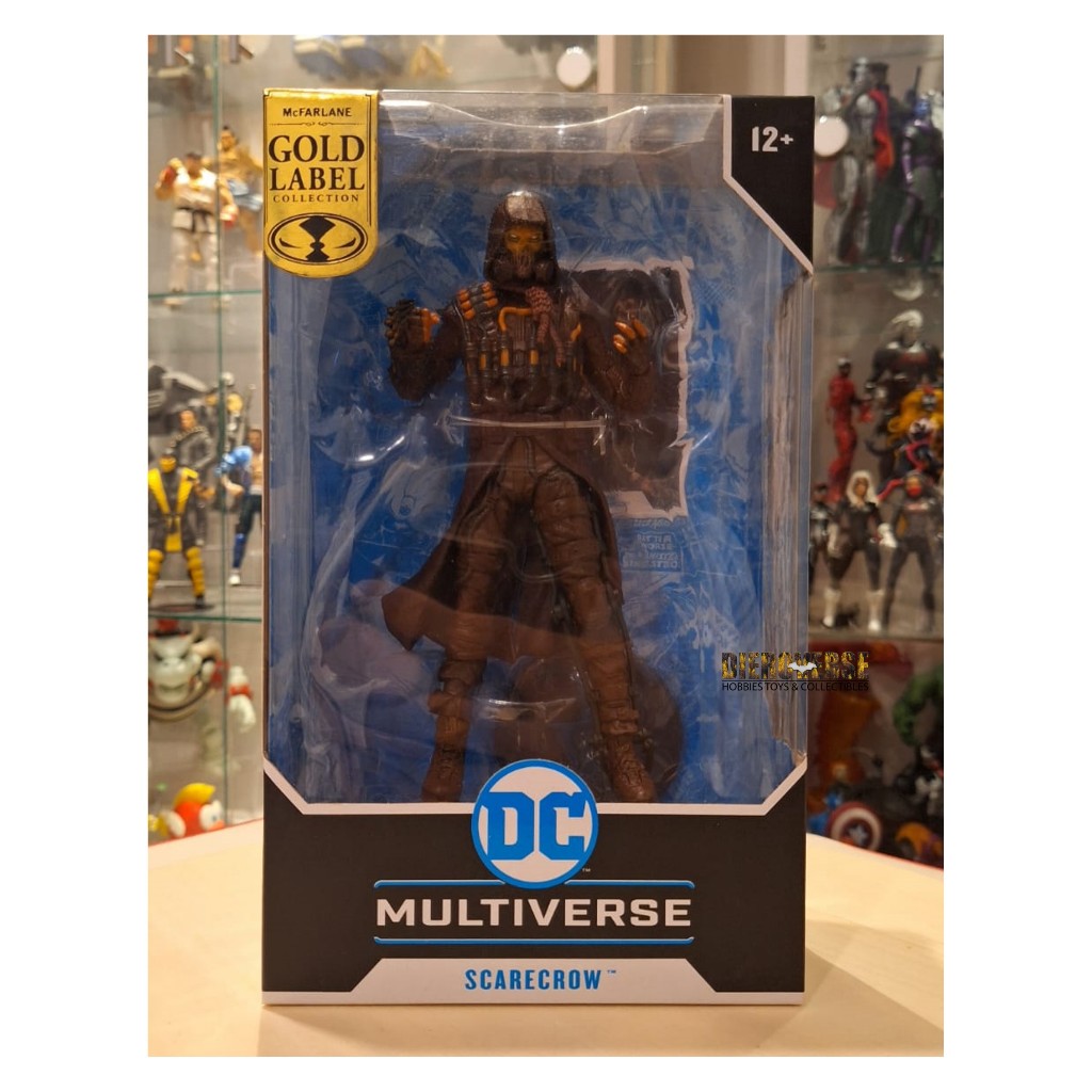 MCFARLANE TOYS DC MULTIVERSE 7in SCARECROW GOLD LABEL COLLECTION BATMAN ARKHAM KNIGHT MISB RARE