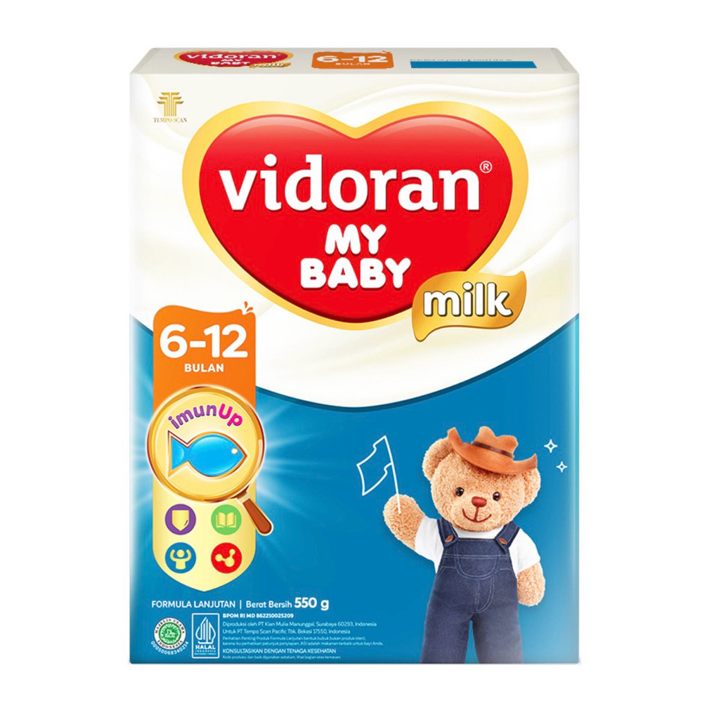Vidoran My Baby Susu Formula Bayi 6-12 Bulan 550 g