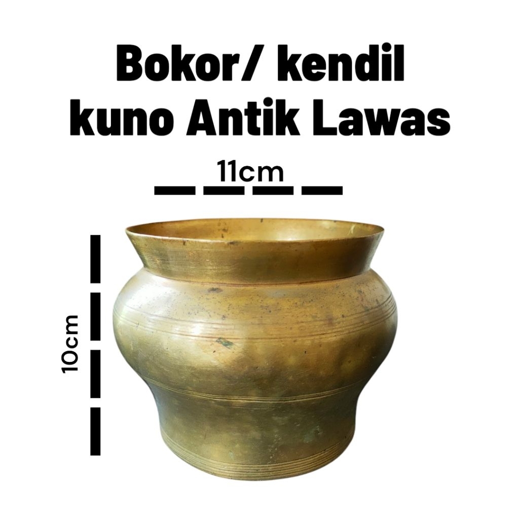 bokor / Kendil Kuningan Antik Kuno Lawas