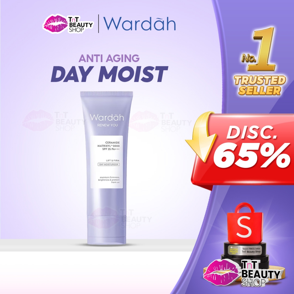 Wardah Renew You Anti Aging Day Cream Tube 15ml | TnT Beauty Shop