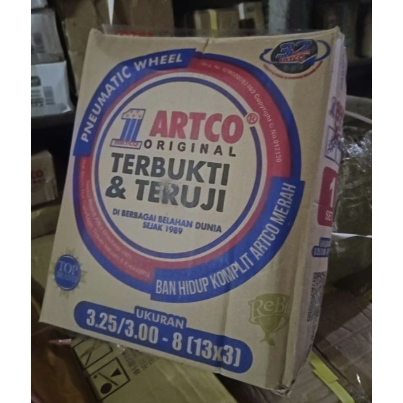 Ban komplit gerobak artco / ban artco asli komplit / ban luar / ban dalam / velg artco murah berkual