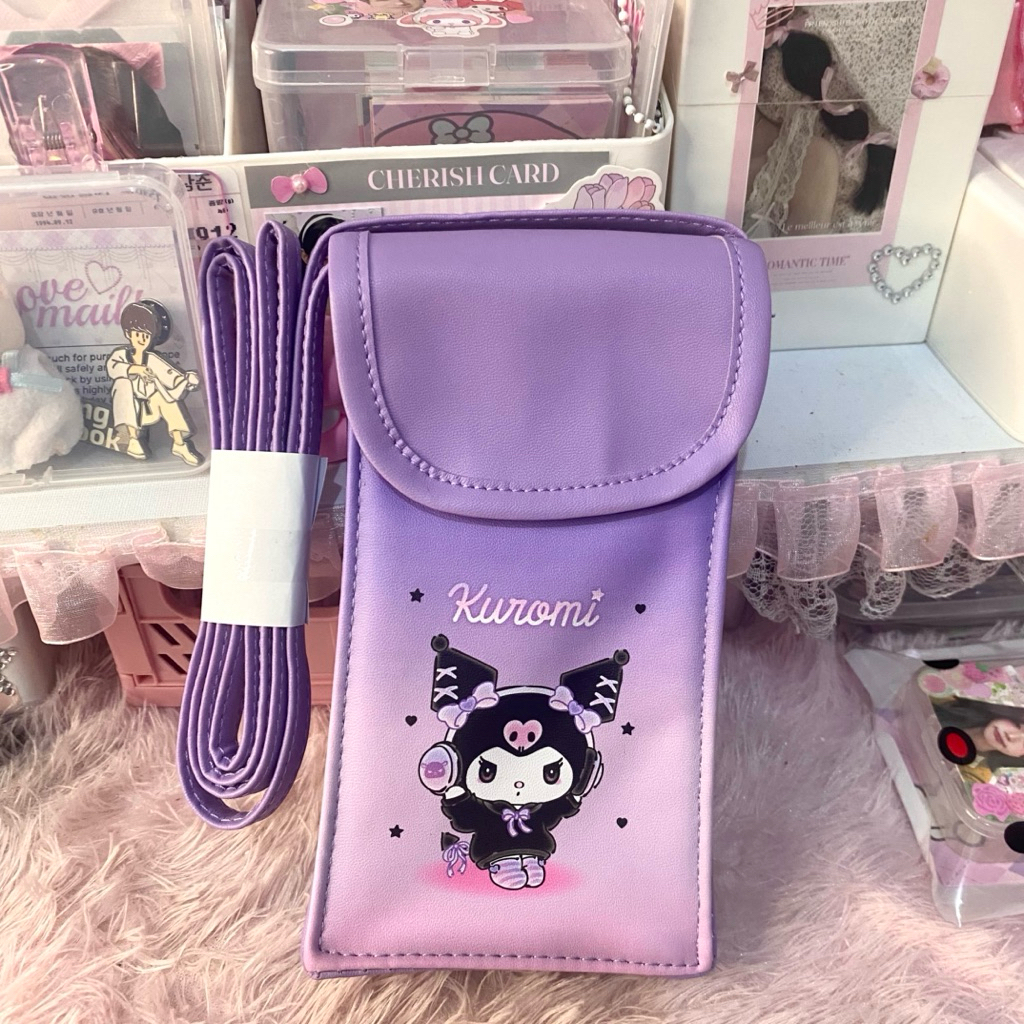 sling bag kuromi sanrio original dari jepang tas slempang kuromi lucu