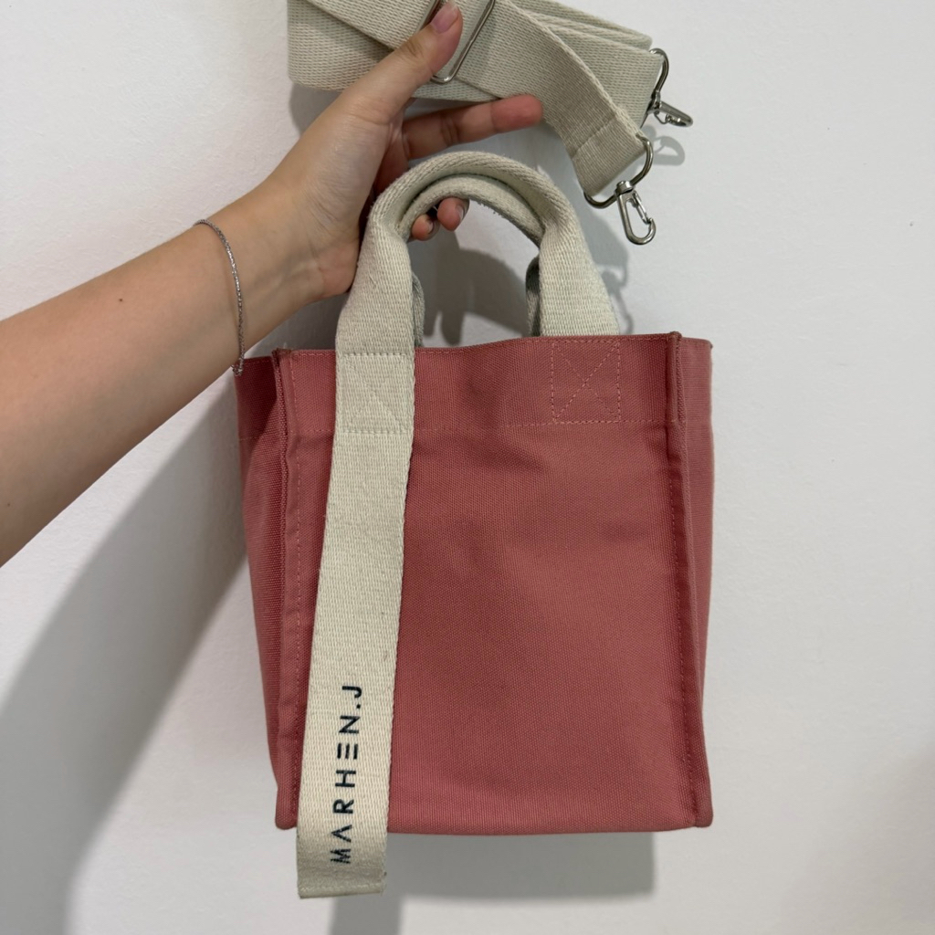 PRELOVED TAS MARHEN J PINK RICKY MINI BAG KANVAS ORIGINAL
