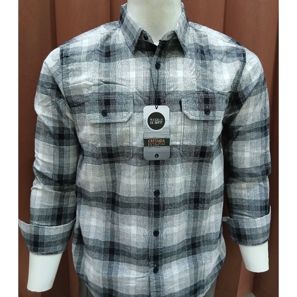 KEMEJA CRESSIDA LENGAN PANJANG SLIM FITT ORIGINAL